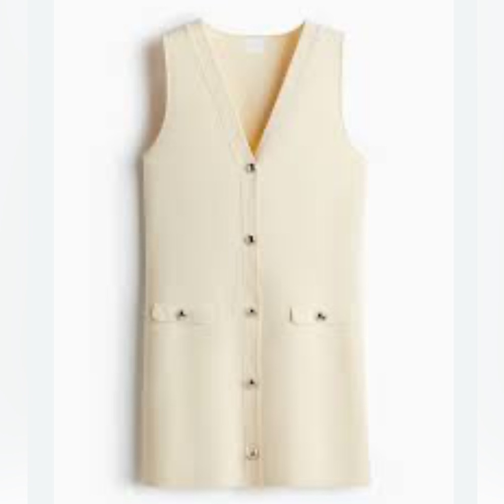H&M Sleeveless Knit Vest Dress NWT, size Medium